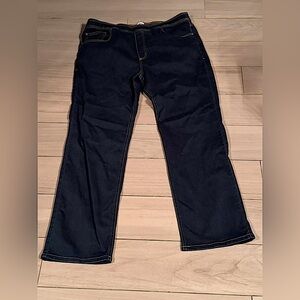 PAJAMA Jean jeggings Men's Dark Blue Straight Jeans size LARGE w drawstring